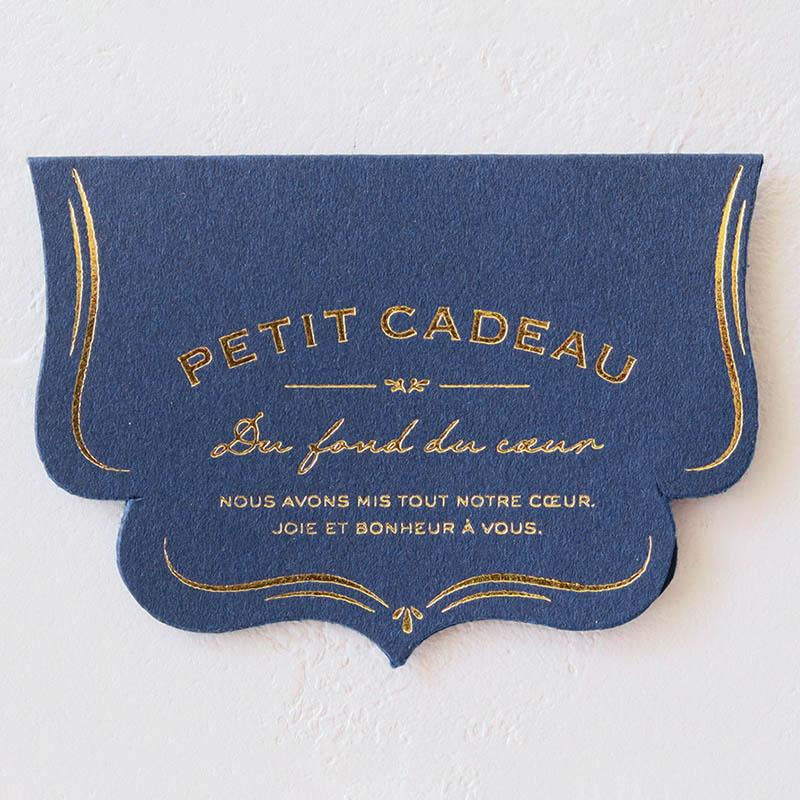 ペーパーヘッダー アンティークフレーム ネイビー 10枚入 98706 1セット(ご注文単位1セット)【直送品】