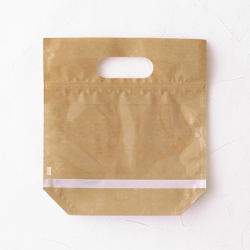 ジッパーバッグ クラフト S 98988 10枚/束(ご注文単位1束)【直送品】