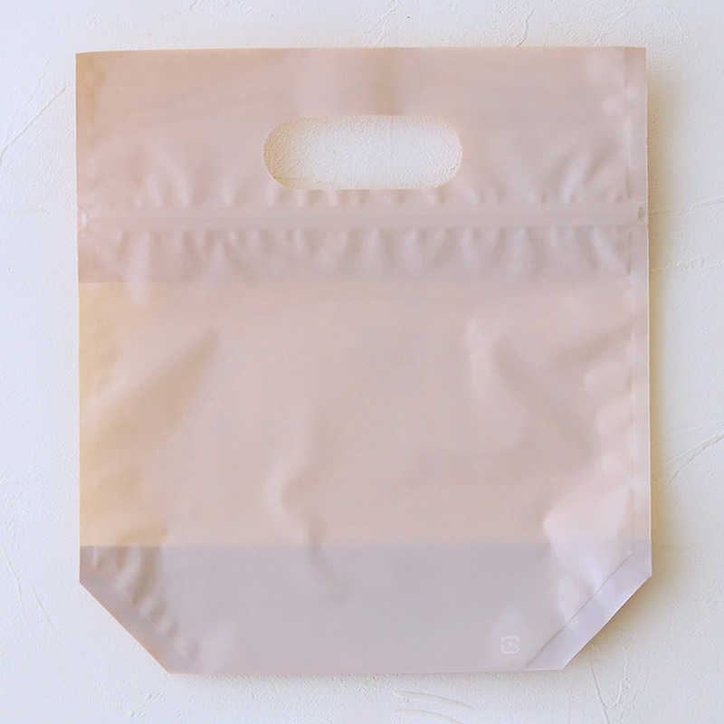 ジッパーバッグ クラフト M 98989 10枚/束(ご注文単位1束)【直送品】