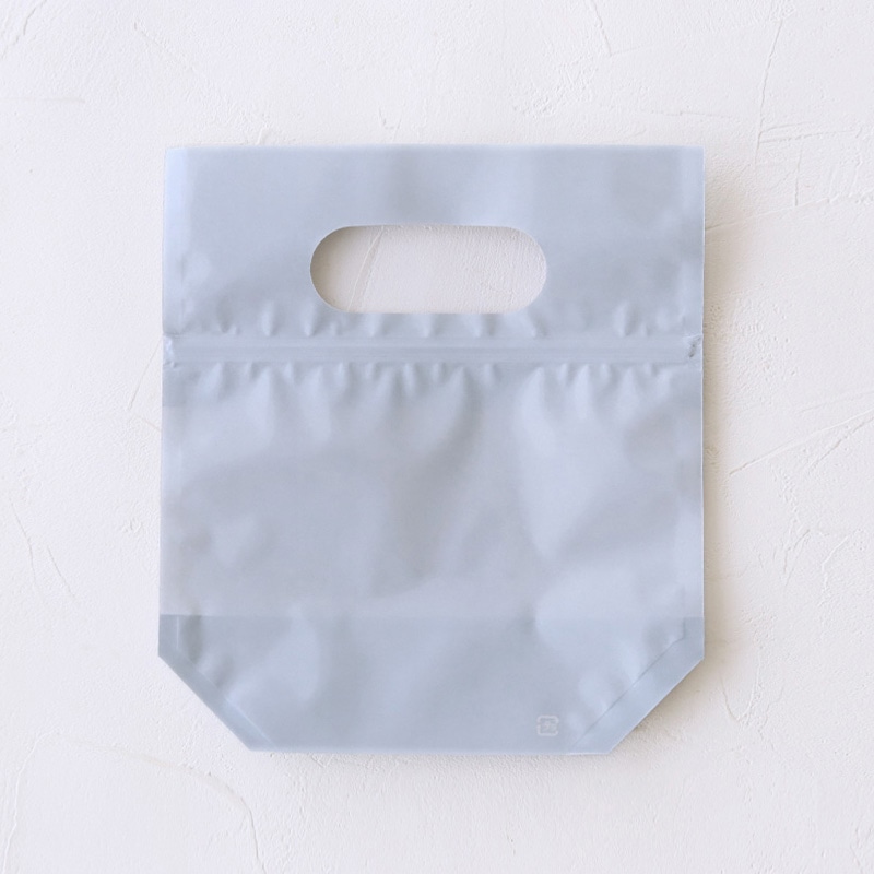 ジッパーバッグ グレー S 98990 10枚/束(ご注文単位1束)【直送品】