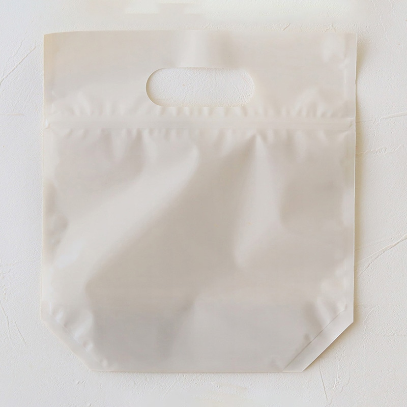 ジッパーバッグ　ホワイト　M  98993 10枚/束（ご注文単位1束）【直送品】