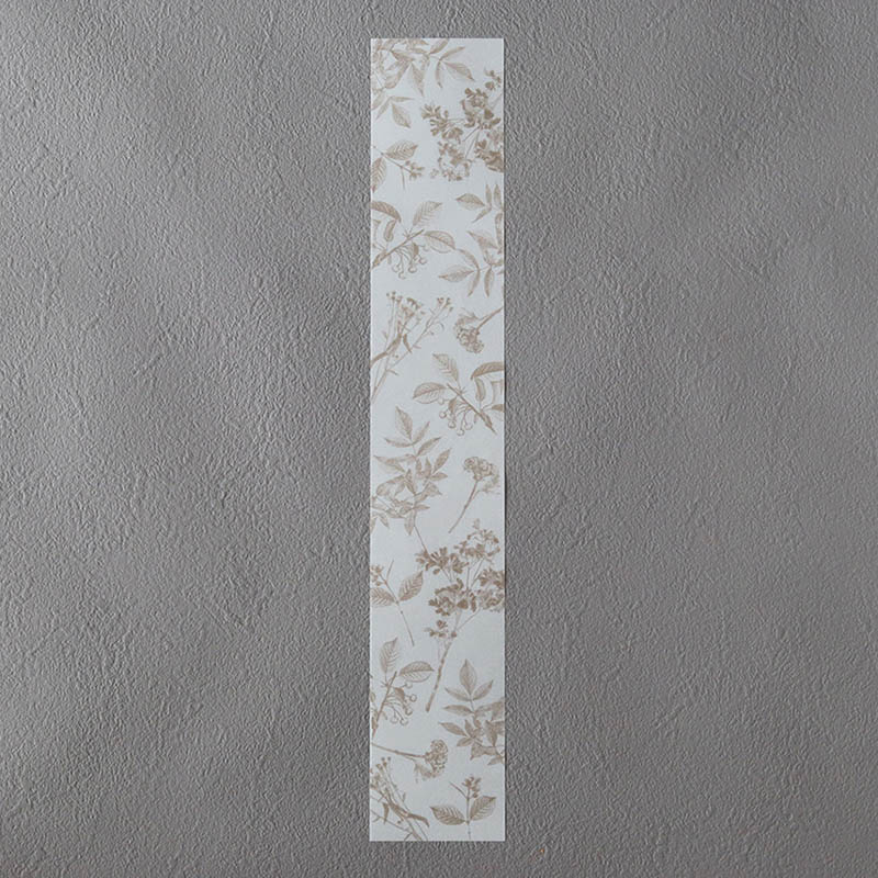 トレーシングペーパー紙帯　ボタニカル  98994 50枚/束（ご注文単位1束）【直送品】