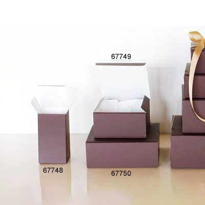 cotta お好みBOX3 正方 67750　茶 10枚/束（ご注文単位1束）【直送品】