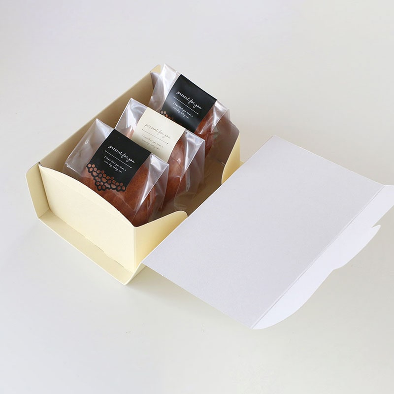 cotta ギフト箱 3×4 77071　アーチ　きぬ 50枚/束（ご注文単位1束）【直送品】