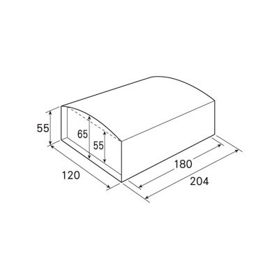 cotta ギフト箱 4×6 77073　アーチ　きぬ 50枚/束（ご注文単位1束）【直送品】