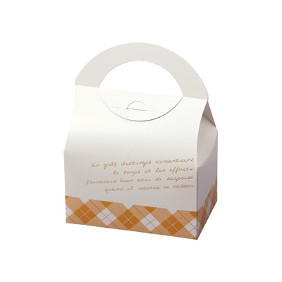 cotta ギフト箱 プチバッグ130 77080 チェック 50枚/束(ご注文単位1束)【直送品】