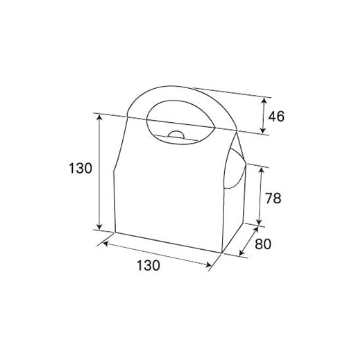 cotta ギフト箱　パルケースVタイプ  77093 20枚/束（ご注文単位1束）【直送品】