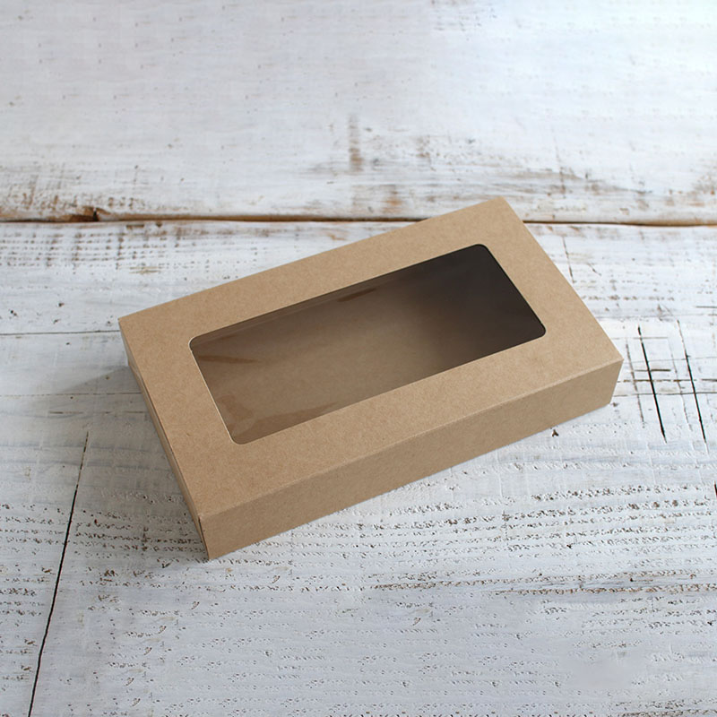 cotta バリアブラウンBOX 窓付 91121 5枚/束(ご注文単位1束)【直送品】