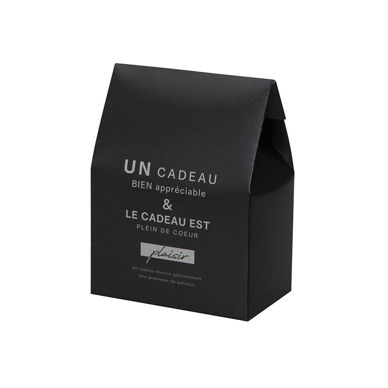 cotta 柄付きギフト箱 プレジールコフレ 95092 ブラック 5個/セット(ご注文単位1セット)【直送品】