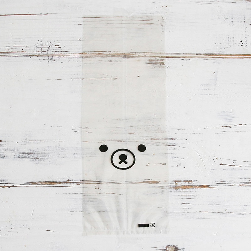 cotta 食パン1斤袋 92816 くま 100枚/袋(ご注文単位1袋)【直送品】