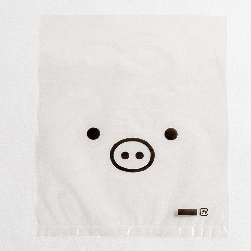 cotta 菓子パン袋 S 97082 ぶた 100枚/束(ご注文単位1束)【直送品】