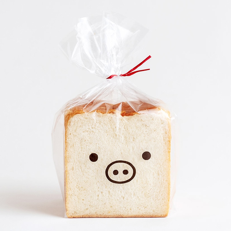 cotta 食パン1斤袋  97085　ぶた 100枚/束（ご注文単位1束）【直送品】