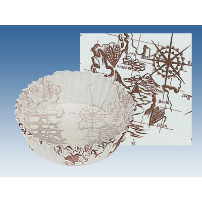 cotta ペットカップ丸型 100径 6193 帆船 300枚/束(ご注文単位1束)【直送品】