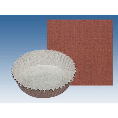 cotta ペットカップ丸型 90径 6185 茶ベタ 300枚/束(ご注文単位1束)【直送品】