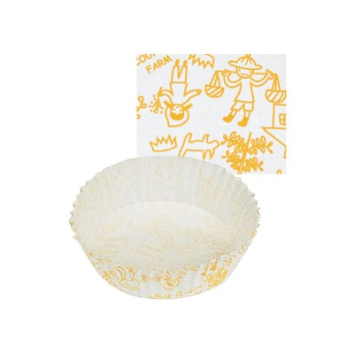 cotta ペットカップ丸型 70径 6422 カントリーファーム 300枚/束(ご注文単位1束)【直送品】