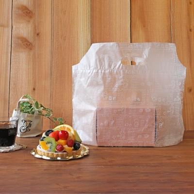 cotta 手提ポリ袋 TOバッグ 小 5345 プリティ 100枚/袋(ご注文単位1袋)【直送品】