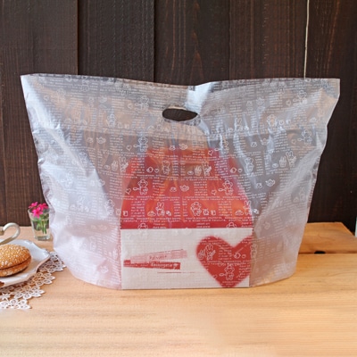 cotta 手提ポリ袋 TOバッグ 大 5347 プリティ 100枚/袋(ご注文単位1袋)【直送品】