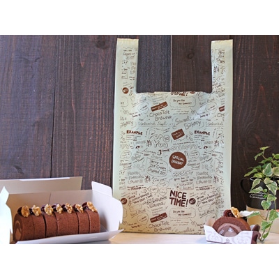 cotta レジバッグ No40 68353　ハンドレター 100枚/袋（ご注文単位10袋）【直送品】