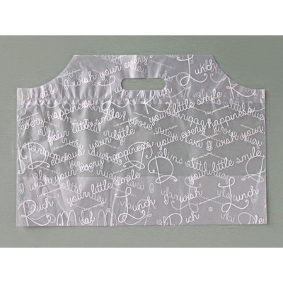 cotta ポリ手提袋 小 67773 ハピネス 100枚/袋(ご注文単位5袋)【直送品】