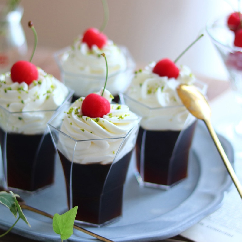 cotta デザートカップ IKシックスツイスト 84743 10個/袋(ご注文単位1袋)【直送品】