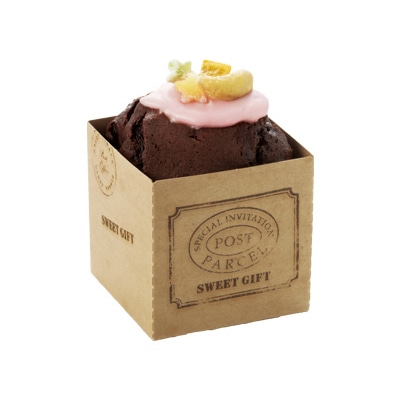 cotta ベーキングカップ CB21 キューブカップ 底紙付 68972 ウッディー 100個/袋(ご注文単位1袋)【直送品】