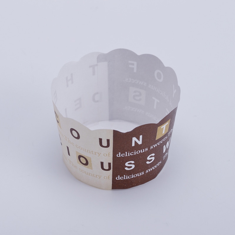 cotta ベーキングミニカップ 56707 ハーフブラウン 100枚/束(ご注文単位1束)【直送品】