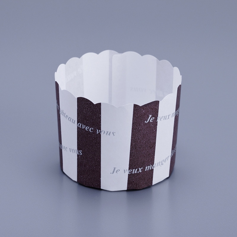 cotta マフィンカップ M409 108 ストライプ 100枚/束(ご注文単位1束)【直送品】