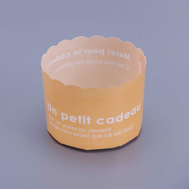 cotta カラーマフィン CK43 6203 オレンジ 100枚/束(ご注文単位1束)【直送品】