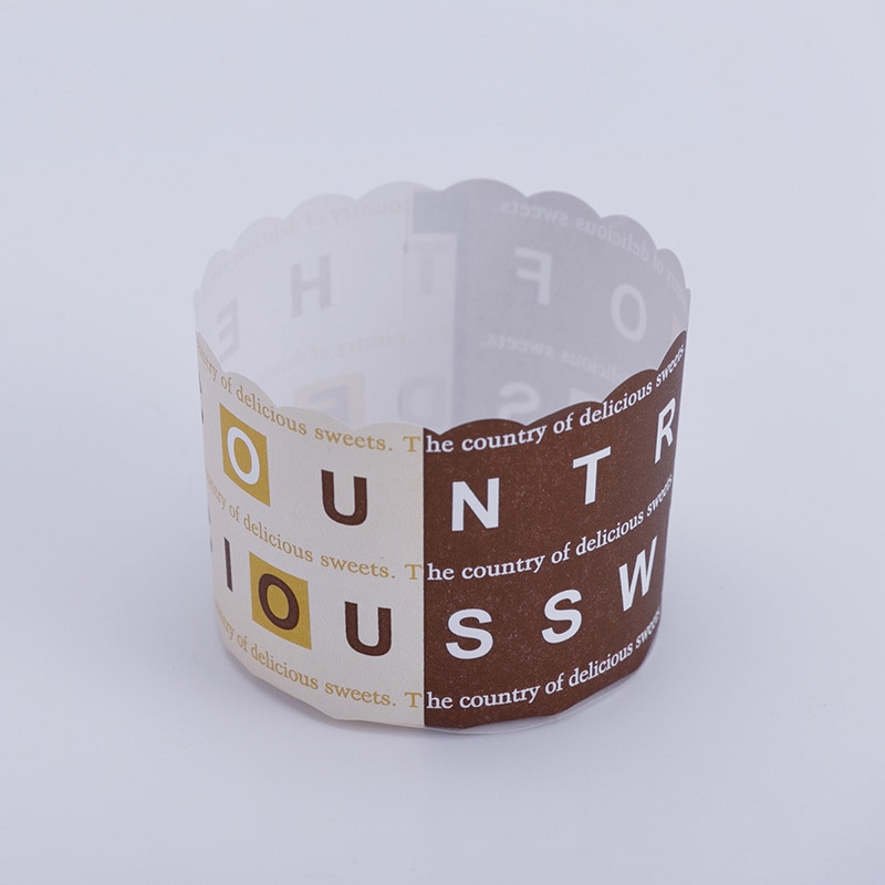 cotta マフィンカップ M408 107 ハーフブラウン 100枚/束(ご注文単位1束)【直送品】