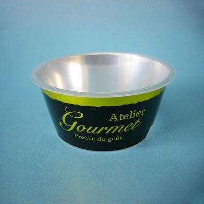 cotta デザートカップ　アトリエグルメR 88径×H39mm 7861　黒 40個/袋（ご注文単位1袋）【直送品】