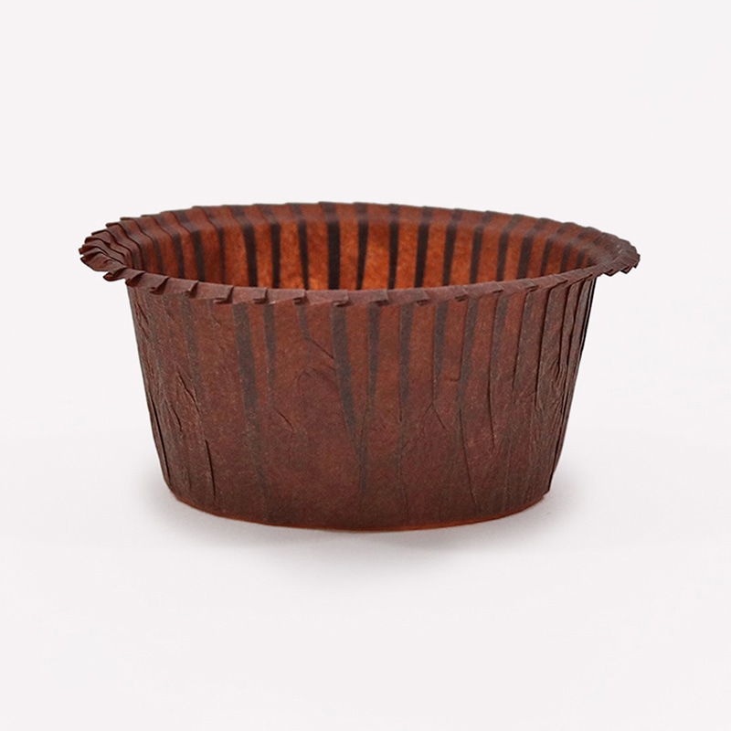 cotta マフィン型 NOVACART 94906 ブラウン 100個/袋(ご注文単位1袋)【直送品】