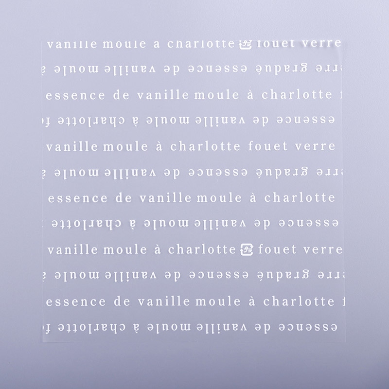 cotta ココットシート  1691　英字マット 100枚/束（ご注文単位1束）【直送品】