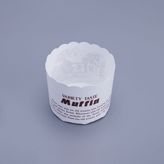 cotta マフィンカップ 50200 ハウス白 100枚/束(ご注文単位1束)【直送品】