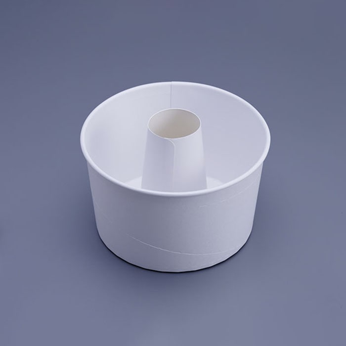 cotta ベーキングカップ RS101 ロールシフォンカップ 64739 白無地 25枚/束(ご注文単位1束)【直送品】