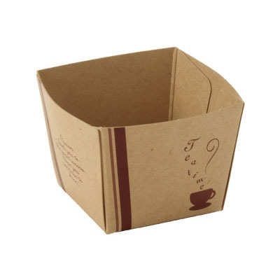 cotta ベーキングカップ BT56 クラフトキューブ 68976 ティータイム 50枚/束(ご注文単位1束)【直送品】