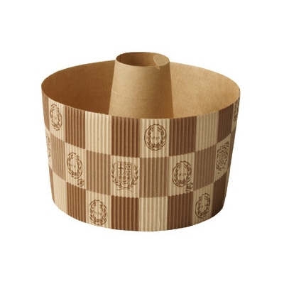 cotta 製菓資材 SC842 シフォンカップ 73798 エンブレム茶 25枚/束(ご注文単位1束)【直送品】