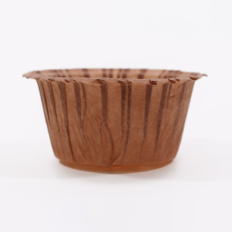 cotta マフィン型 NOVACART 94904 ブラウン 100個/セット(ご注文単位1セット)【直送品】