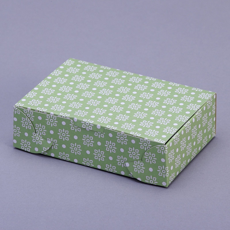 cotta サービス箱 和B 6号 612 グリーン 10枚/袋(ご注文単位1袋)【直送品】