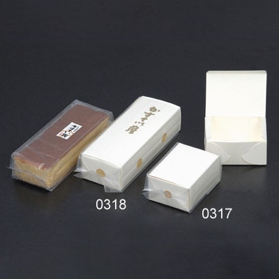 cotta かすてら内箱 0.5斤用 317 100枚/束(ご注文単位1束)【直送品】