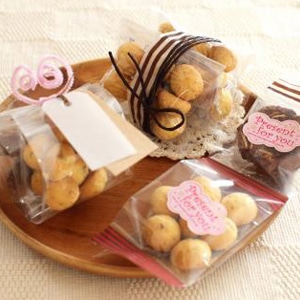 cotta シール  1725　プレゼント　ピンク 100枚/袋（ご注文単位1袋）【直送品】