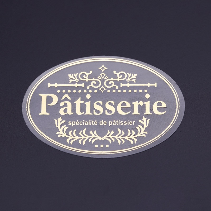 cotta シール  1728　パティスリー　金透明 100枚/袋（ご注文単位1袋）【直送品】