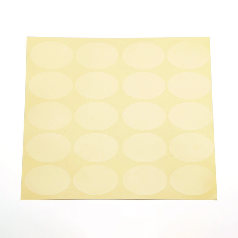 cotta 透明シール 楕円 1867　印刷無し 100枚/袋（ご注文単位1袋）【直送品】