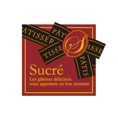 cotta シール　シュクル  57182　赤 100枚/袋（ご注文単位500袋）【直送品】