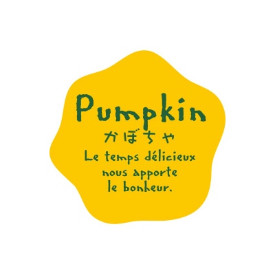 cotta フレーバーシール　ナチュラル 変形 71029　かぼちゃ 100枚/袋（ご注文単位300袋）【直送品】