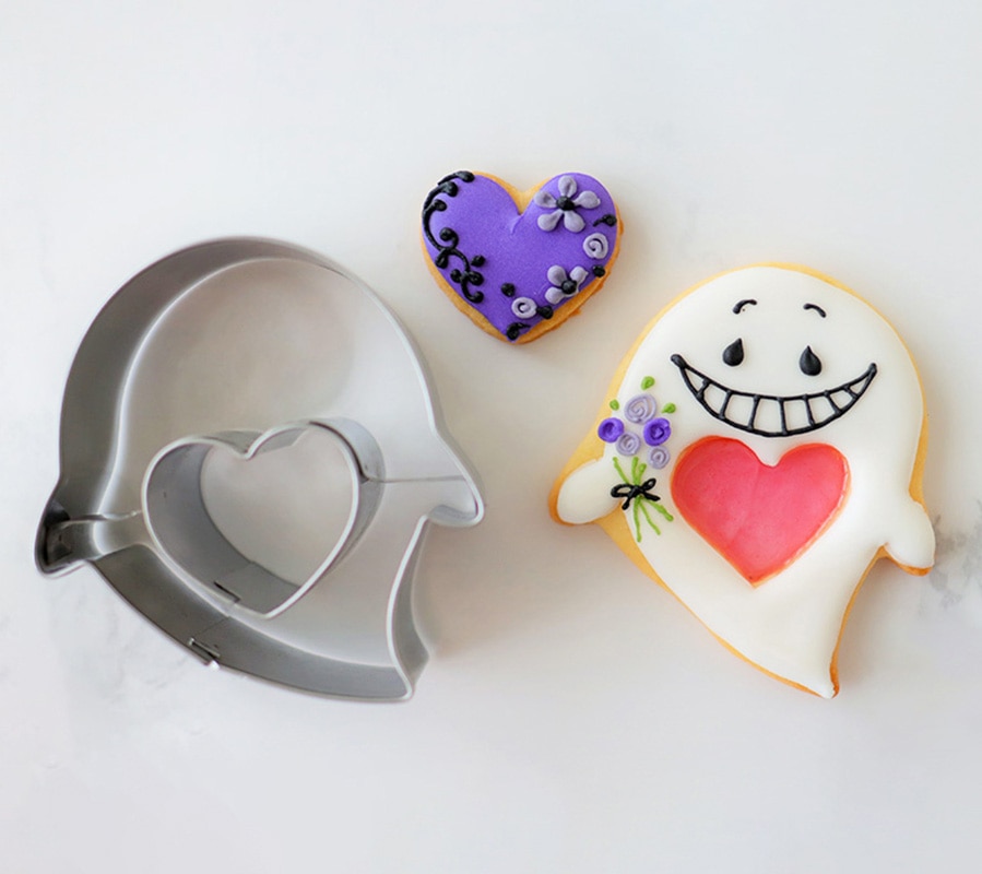 cotta ハロウィンクッキー型 おばけハート 91483 1個(ご注文単位1個)【直送品】