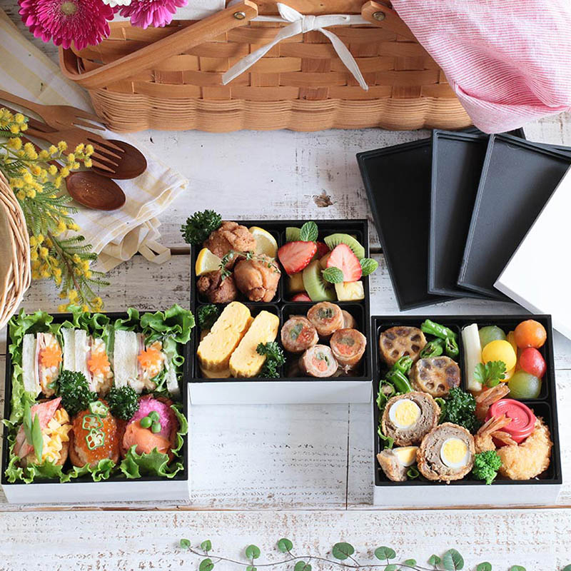 cotta お重 3段 92699 1個(ご注文単位1個)【直送品】