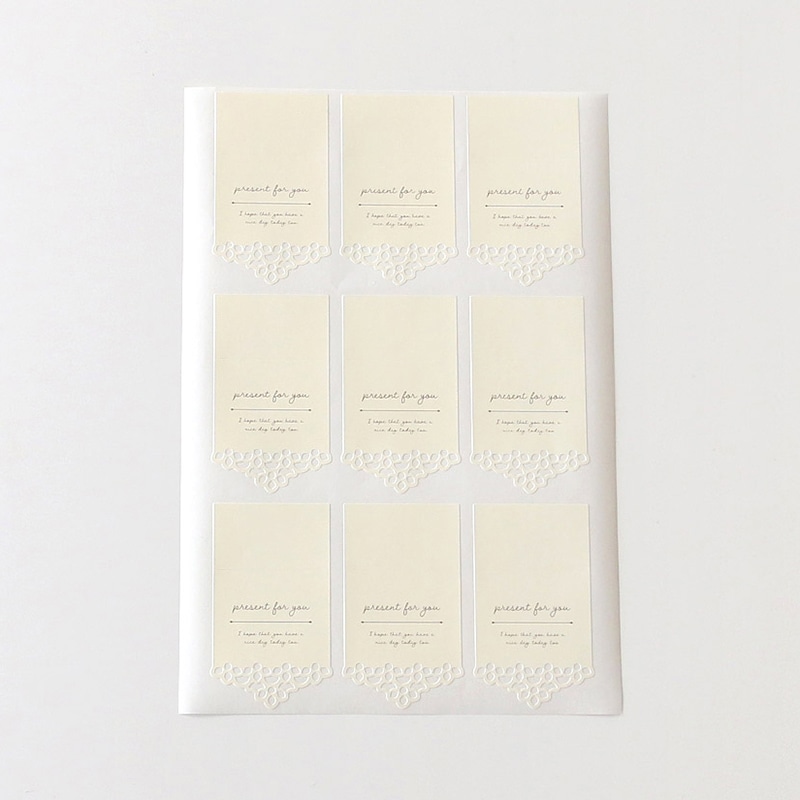 cotta レースヘッダーシールmini 94882 ベージュ 9片 20組/袋(ご注文単位1袋)【直送品】