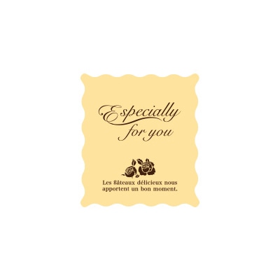 cotta シール　Especially　for　you  74411 100枚/束（ご注文単位1束）【直送品】