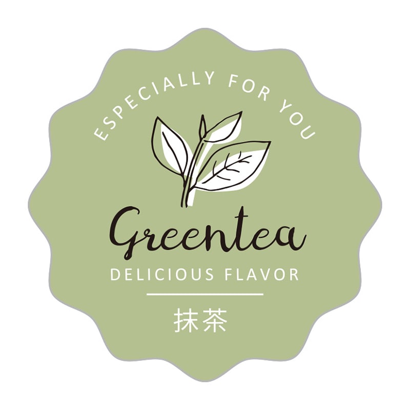 cotta 波型フレーバーシール  92115　抹茶 100枚/束（ご注文単位1束）【直送品】