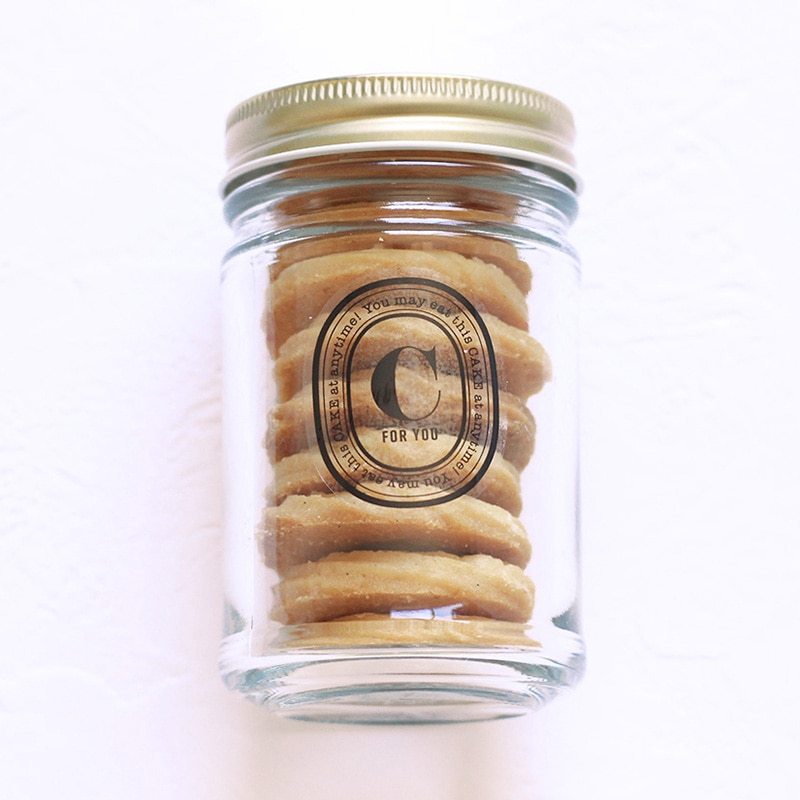 cotta 透明イニシャルシール 92520 C 10枚/束(ご注文単位1束)【直送品】